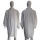 Protective Lab Coat with Dust Resistance in Polypropylene Microporous SMS Nonwoven