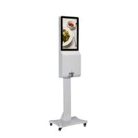 Automatic Hand Sanitizer Dispenser Advertising Lcd Digital Signage 21.5 Inch