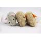 Soft Feeling Plush Pet Toys Multi Color 10CM Height Environmentally Friendly