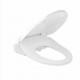 Polypropylene Material White Bidet Seat Cover G3606 with Double Nozzles and Soft Close
