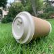 Sugarcane Cover Cup Disposable Hot Bubble Coffee Non Leak Cover Sippy Cup Lid Despenses Drink Into C