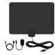 Black Durable High-Quality ABS Material IEC F male Connector Indoor HDTV Antenna
