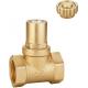 1108 Magnetic Lockable Brass Valve Multi-turn Metal to Metal Stop Type F x F Threaded with Three Lock Caps for Option