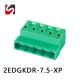 SHANYE BRAND 2EDGKDR-7.5 300V hot sale phoenix pluggable terminal block male and female