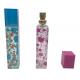 Decorative Glass Perfume Bottles , Empty Fragrance Oil Bottles With Sprayer / Color Caps