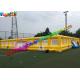 Customized Four Goal Inflatable Football Arena , Soapy Football Soccer Pitch