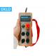 Ultra Low Temperature -40 ℃, 2 Engines, 1 Receiver, 300 Meters, 4 Lever, 8 Switches, Fully Interlocked Industrial Remote