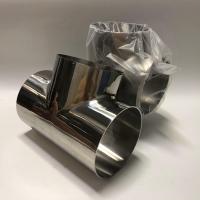 Butt Weld Reducing Equal Tee Seamless Pipe Fittings Rt Tested 12