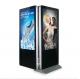 Indoor Double Side Kiosk Digital Signage Lcd Screen 55'' For Shopping Mall Advertising