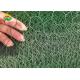 Green PVC Coated Hexagonal Wire Netting 60 Inches 150 Feet For Poultry