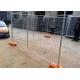 Temporary Chain Link Fence Post Base / Temporary Steel Fencing Industrial Style