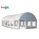 Large Inflatable Tent 0.55Mm Pvc Inflatable Air Tent Transparent Airtight Dome For Swimming Pool Cover