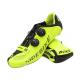 Mens Fluorescent Cycling Shoes , Road Racing Bike Shoes Good Shock Absorption