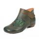 HZM033 Original Folk Style Retro Women'S Boots Autumn And Winter New Style Peacock Embossed Retro Women'S Shoes, Top Lay