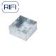 3x3 35mm Depth Electrical Back GI Metal Box GI Electric Switch Box With Galvanized Finished