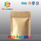 Stand Up Kraft Paper Bags for Candy Packaging with Zipper and Window