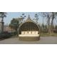 Tear Drop Shape Outdoor Rattan Daybed For Swimming Pool / Poolside
