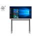 Android ROM 32G 65'' Touch Display Interactive Meeting Room Screens Black