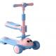 3 Wheel Ride On Folding Big Wheel Scooter Car for Kids Yellow Pink Blue Gender-Neutral