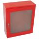 Silver Open Type Fire Hose Cabinets Customized For Fire Protection