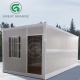 Windproof Shockproof Grande Folding Container House Galvanized Steel Frame