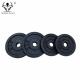 Black Cast Iron Paint Weightlifting Plate Gym Weight Plates for sale