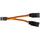 Servo Y Splitter Cable Wire Harness 7cm 6pin With Futaba Jr Plug