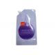 1L Handwash Detergent Stand Up Pouch , Plastic Liquid Packaging bag with side spout