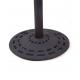 Eco Friendly Outdoor Table Base Black Wrinkle Powder Coated Coffee Table Legs