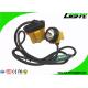 Low Power Warining Led Miners Cap Lamp 10.4Ah 25000lux High Beam 2A Charger