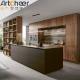 Modern Wooden Looking Veneer Oak Kitchen Cabinet with Accessories Hardware and Design