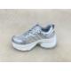 Breathable Silver Womens Sneakers ODM Silver Trainers Ladies