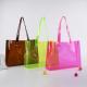 Shiny Large Clear PVC Tote Bag Mini With Handle Clear Colorful Purse