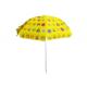 Compact Big Promotional Yellow Beach Umbrella , Personalized Beach Umbrella