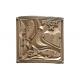 Different Sizes Pisces Bronze Relief Plaque Welding Craft 200*200cm