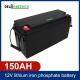 Temperature Control Protection 12V 150AH Lithium Battery For Motor Propeller / RV Power Supply