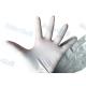 Durable Disposable Surgical Gloves , White Color Latex Examination Gloves