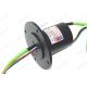 Megabit Ethernet Slip Ring 0 - 300rpm Low Electrical Noise For Industry Application