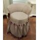 Simple Luxurious Dressing Table Stool / Small Bedroom Chairs Bookroom Type