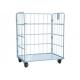 Stackable Logistic Metal Cage Trolley A Frame Security Folding 4 Sided