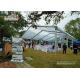 Transparent 10m Clear Span Marquee Tent Outdoor Wedding Marquee For Outdoor Show