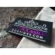 High Class Customized Pink Foil And White Foil Business Card