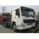 HW76 Cab Howo Cargo Truck Chassis With 371 Hp Engine Front Axle HF7 7 Ton Capacity