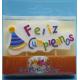 Spanish Happy Birthday Shaped Birthday Candles With Plastic Toothpick Unusual Design