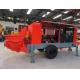 Mobile Electric Concrete Pump 80m3 / H Capacity Red Color SGS Approval