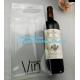 Ice gel pack PVC Can bottle wine cooler bag, Promotional PVC Ice bag for wine, recyclable clear tall PVC wine ice bag
