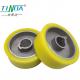 Profile Wrapping Machines Rubber Feed Roller Silicone Rubber Wheel Customised