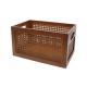 Woven Desks Antibacterial Wooden Storage Baskets With Handles