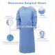 30-50gsm Disposable Surgical Gown Reinforced Style Waist 2 Or 4 Ties