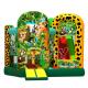 Safari Combo Castle 18oz pvc Inflatable Play Park